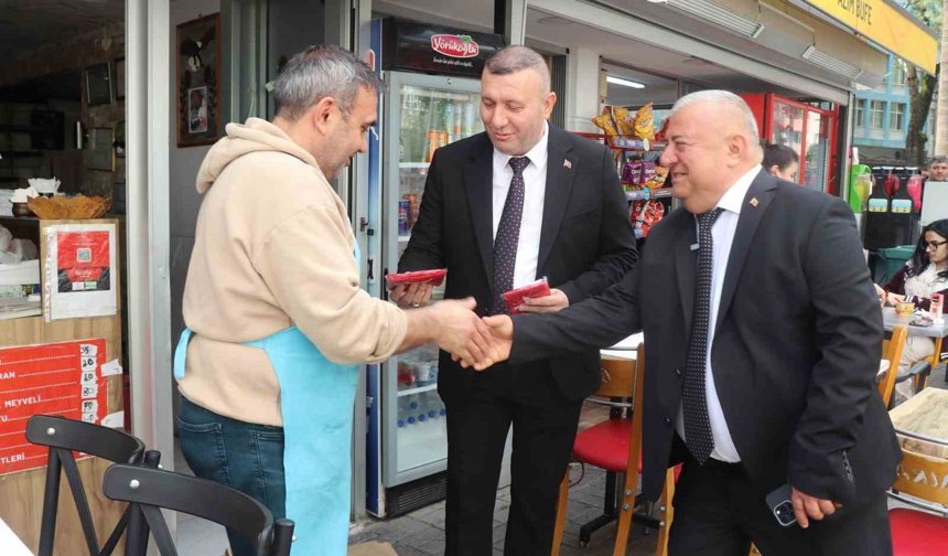 DESOB Başkanı Erbeği, Denizli esnafını ziyaret etti