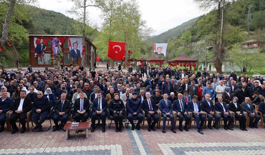 Dikmen'de doğalgaz sevinci