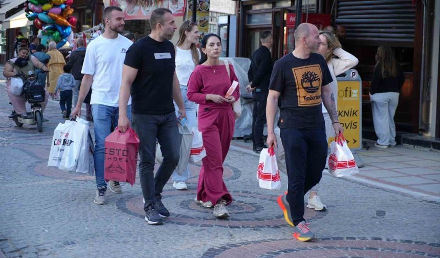 Edirne'de bahar yoğunluğu: Yerli ve yabancı turist akını
