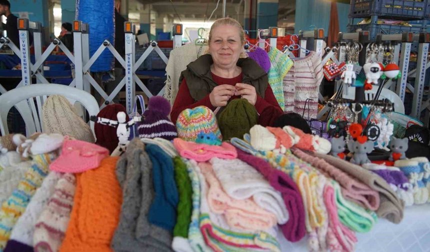 Kadınlar üretip aile bütçelerine katkı sağlıyor