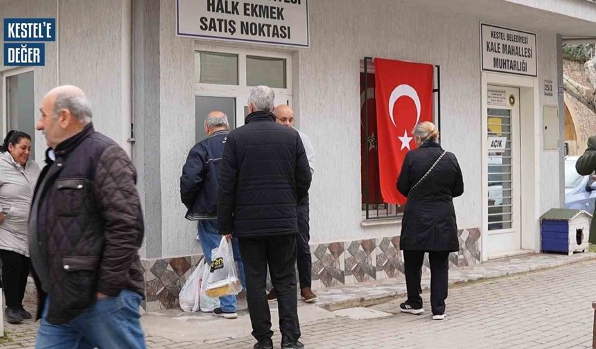 Kestel Belediyesi'nden ücretsiz ekmek desteği