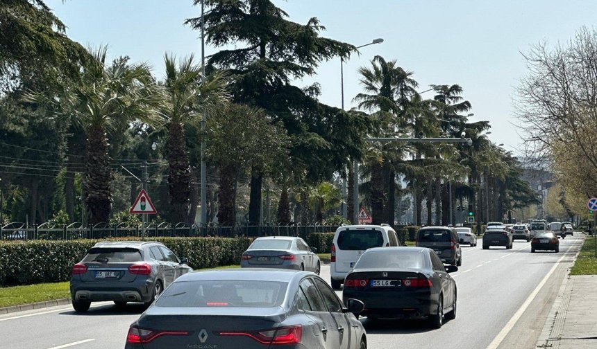 Samsun'da taşıt sayısı 543 bin 967'ye ulaştı