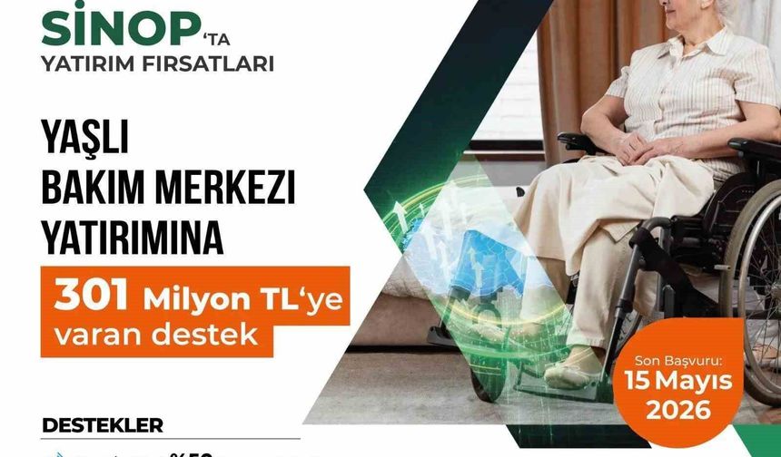 Sinop'ta sosyal altyapıya güç katacak dev teşvik açıklandı