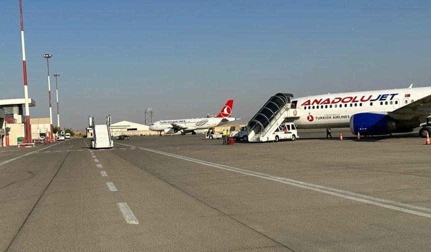 Şırnak Şerafettin Elçi Havalimanı 3 ayda 105 bin 955 yolcuya hizmet verdi