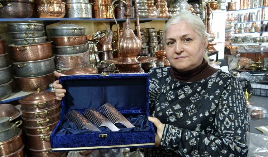 Yeni trend ürün bakır taraklara büyük ilgi