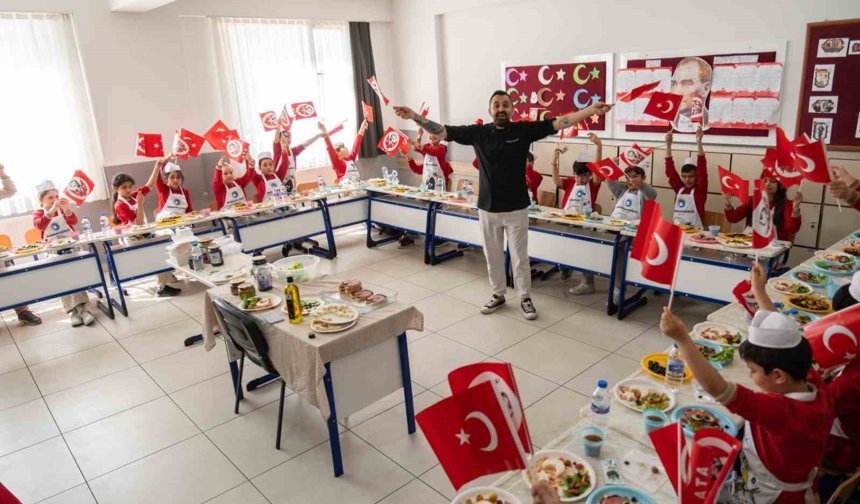 Zeytin kültürü minik şeflerle geleceğe taşınıyor