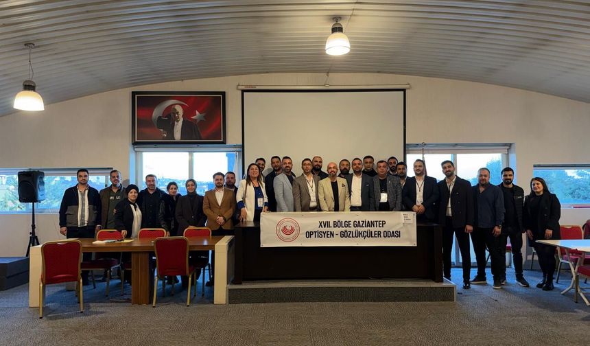 17. Bölge Gaziantep Optisyen Gözlükçüler Odası Seçim Sonucu: Mavi Liste Kazandı