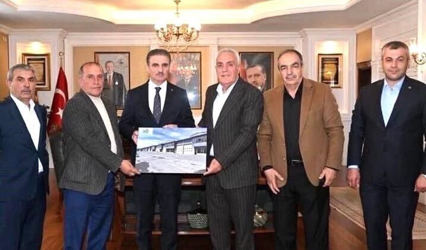 Akdağ Sanayi Yapı Kooperatifi'nden Vali Aydın Baruş'a ziyaret