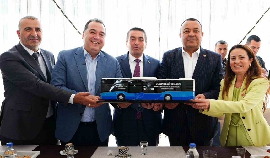 Başkan Dutlulu Saruhanlı'da toplu ulaşım esnafıyla buluştu