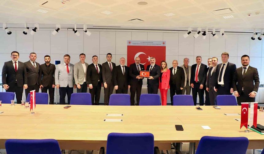 Çerkezköy Ticaret ve Sanayi Odası heyeti, Polonya Varşova'da