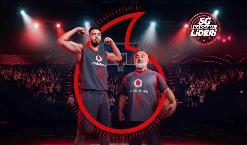 Vodafone'un 5G kapsama reklamında milli basketbolcu Alperen Şengün oynadı