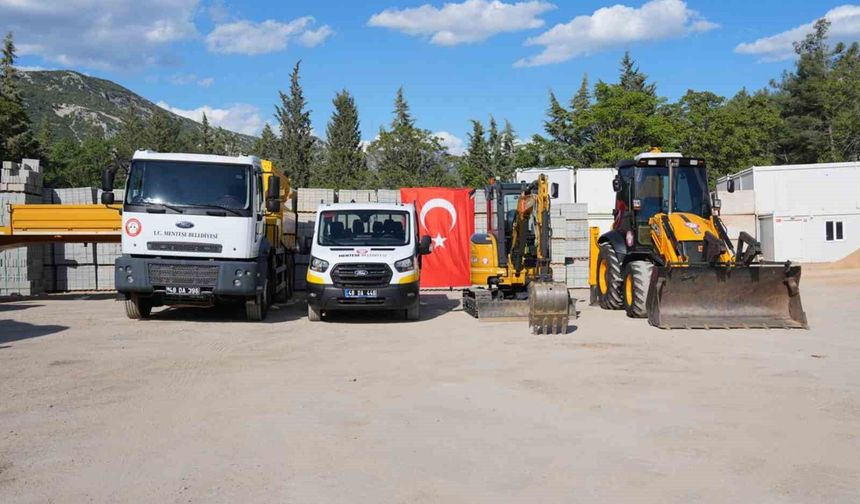 Menteşe Belediyesi'nin araç filosu güçleniyor