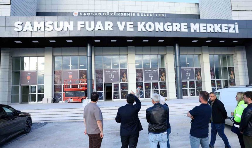 Samsun Fuar ve Kongre Merkezi açılışa hazırlanıyor: Kuyumculuk Fuarı ile kapılarını açacak