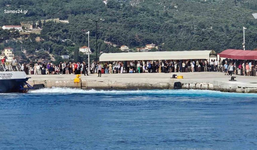 Yunanistan'ın Sisam Adası'na 3 ayda 15 bin Türk ziyade ret etti
