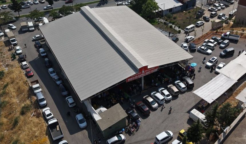 Kahramanmaraş'ta sosyete pazarı 1 Ağustos'tan itibaren yeni yerinde