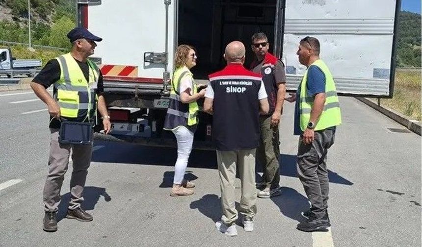 Sinop'ta gıda denetimi