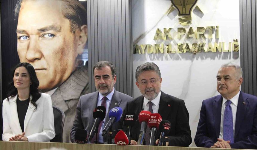 Bakan Yumaklı: 'Son 24 yılda Aydın'a yaklaşık 190 milyar liralık yatırım yapıldı'