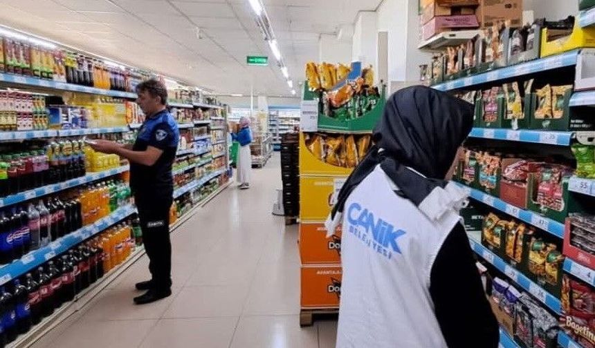 Canik'te zabıtadan fiyat ve hijyen denetimi