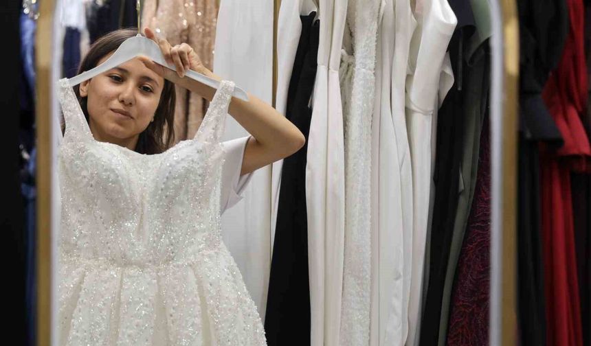 Düğünlerde tercih 'kiralık gelinlik'