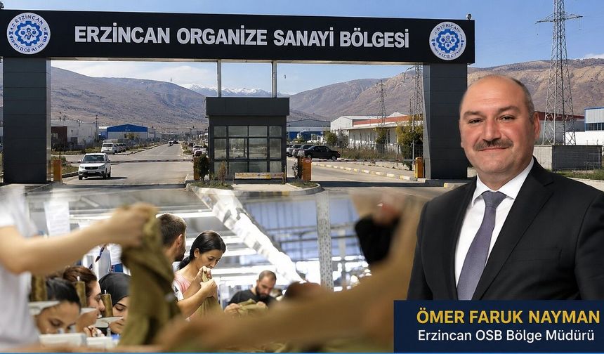 Erzincan OSB 86 fabrikasıyla 12 sektörde üretiyor