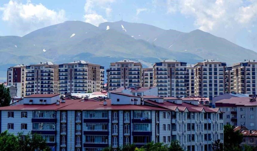Erzurum'da Temmuz ayında 820 konut satıldı