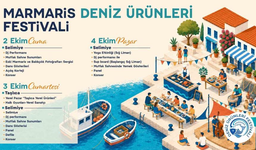 Marmaris Deniz ürünleri Festivali geniş kitlelere ulaşacak