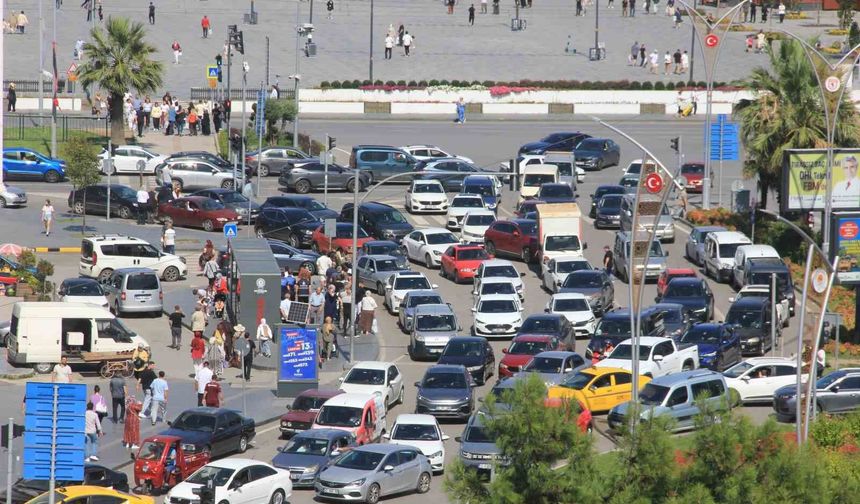 Samsun'da taşıt sayısı 555 bini aştı