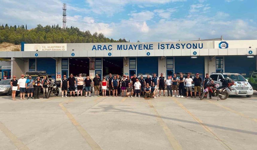 TÜVTÜRK'ün desteklediği Anadolu Dostluk Rallisi'nde ilk yarı tamamlandı