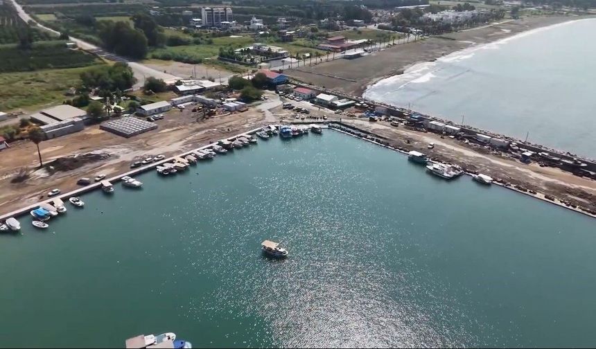 Vali Masatlı, Dörtyol Balıkçı Barınağı'ndaki çalışmaları inceledi
