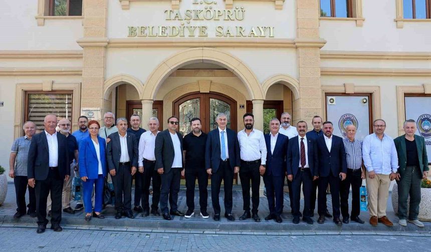 KASİAD yönetiminden Taşköprü Belediyesine ziyaret