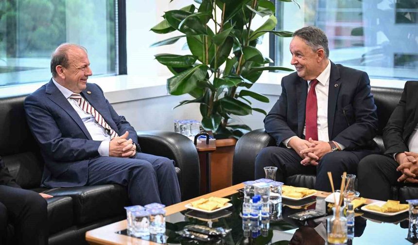 Alfatlı'dan BTSO'ya hayırlı olsun ziyareti
