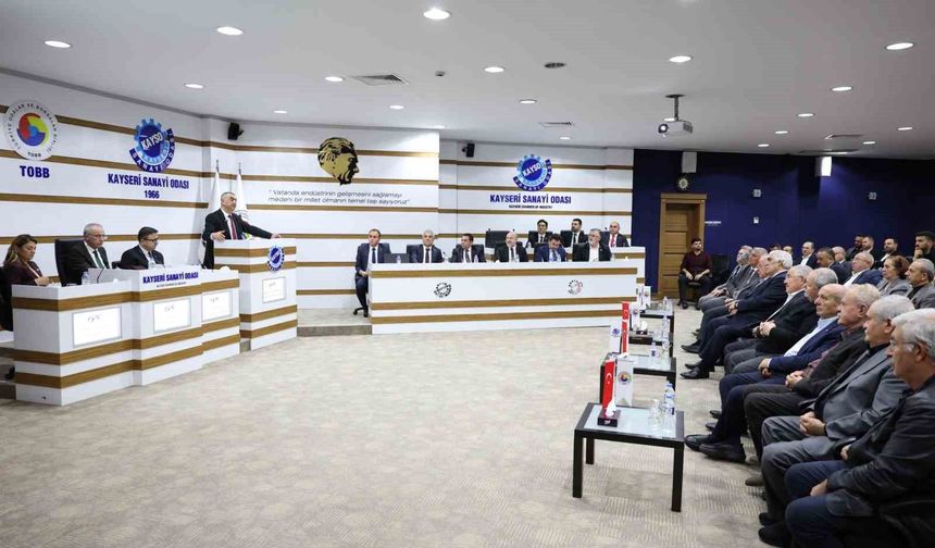 Başkan Büyüksimitci: 'Hedefimiz daha güçlü, daha rekabetçi bir Kayseri sanayisi'