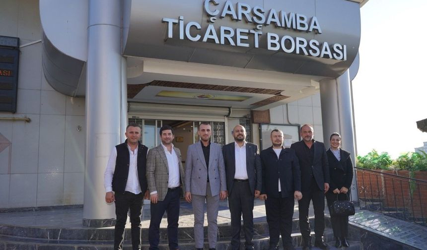 Başkan Yılmaz'ın gündeminde Çarşamba'nın ekonomik ve sosyal gelişimine katkı sağlayacak çalışmalar var