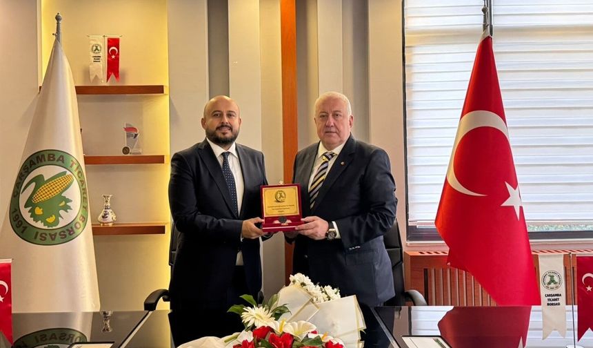 Çarşamba Ticaret Borsası'nda devir teslim