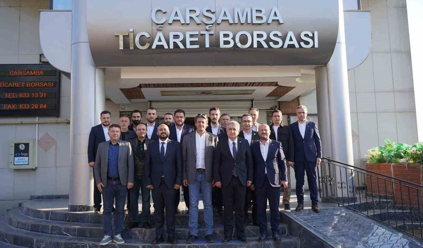 Çarşamba Ticaret Borsası'nda tarım ve bölge ekonomisi görüşüldü