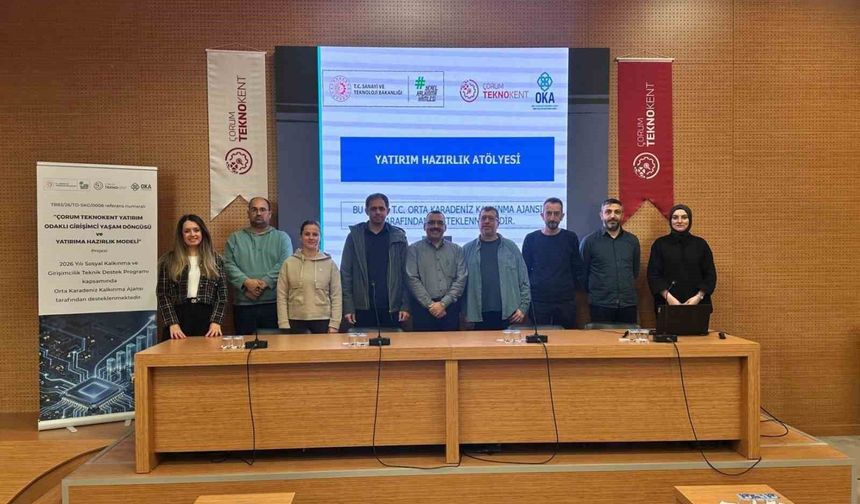 Çorum Teknokent'te OKA desteğiyle girişimcilerin yatırıma hazırlık süreci destekleniyor