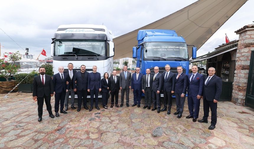 Ford Trucks'tan Yılda Şirketler Grubu'na 101 araçlık teslimat
