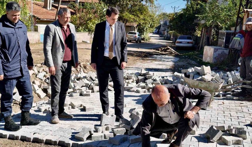 Hisarcık Kaymakamı Atam, 5 köydeki çalışmaları yerinde inceledi