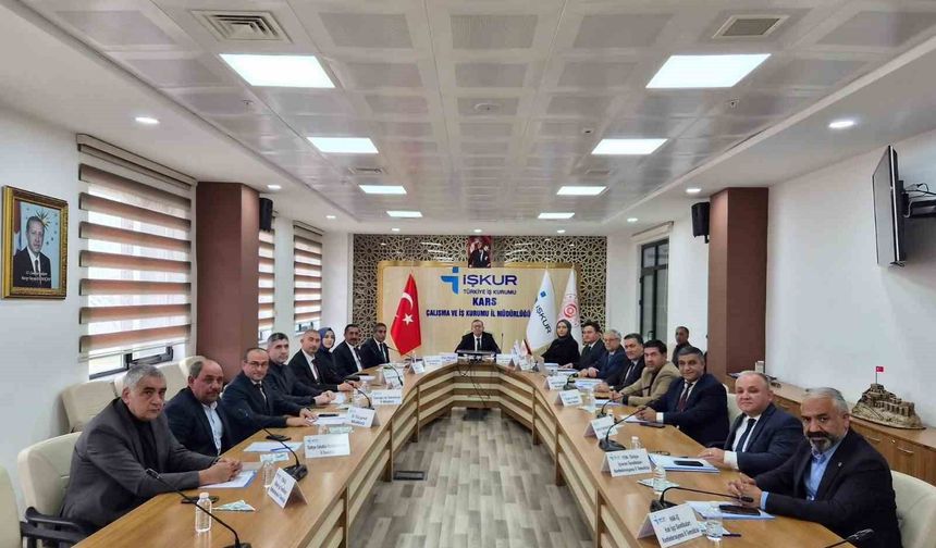 Kars'ta 2027'nin istihdam ve mesleki eğitim yol haritası belirlendi
