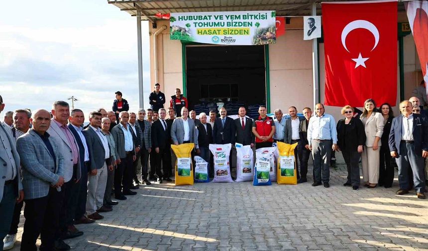 Tarlalar için tohum, ormanlar için tanker desteği