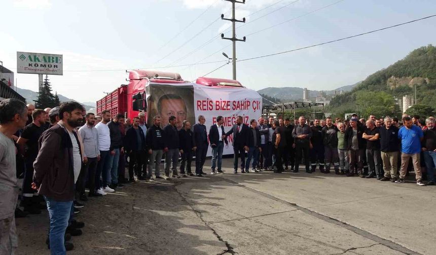 Trabzon'da kömürcülerden çağrı: 'Bize herhangi bir yer gösterilmedi'